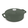 Berlingerhaus Pekáč litinový s poklicí a smaltovaným povrchem 26 cm Matte Green Collection BH-6262