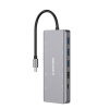 Canyon DS-12, Multiport Docking Station, 13 portov, 1xUSB-C 100W+3xUSB3.0+1xUSB 2.0+2xHDMI+1xVGA+1xRJ45+1xaudio 3,5mm CNS-TDS12