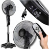 Podlahový ventilátor Dartmax CoolerX čierny (MODERNÝ 70 W VENTILÁTOR, KRUHOVÝ, VENTILÁTOR, STOJANÝ ČASOVAČ + DIAĽKOVÉ OVLÁDANIE)
