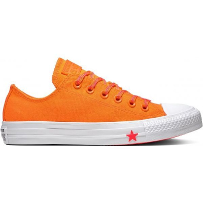 Converse CHUCK TAYLOR ALL STAR oranžová,biela Dámske členkové tenisky 37
