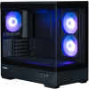 Zalman skříň P30 Black / miniT / 3x120mm fan ARGB / USB 3.0 / USB-C / temperované sklo / černý