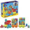 Mega Bloks First Builders hudobný vlak s písmenami
