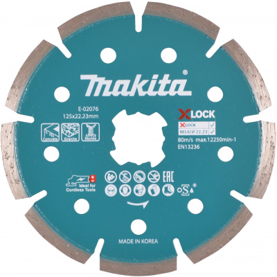 makita e-02076 x-lock diamantový kotúč 125x22,23mm – Heureka.sk