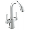 GROHE Grandera - Umývadlová dvojpáková batéria, veľkosť L, chróm 21107000