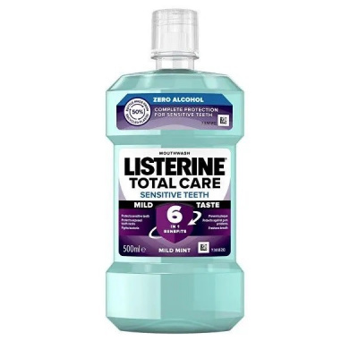 Listerine Total Care Sensitive Teeth Mild Taste ústna voda 500 ml
