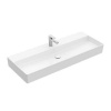 Villeroy & Boch Memento 2.0 - Umývadlo 120x47 cm, bez prepadu, otvor na batériu, alpská biela 4A22C201