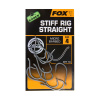 Fox EDGES™ Stiff Rig Straight - Size 4 Háčik