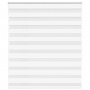 vidaXL Zebra roleta biela 135x150 cm šírka látky 130,9cm polyester 4014762