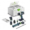 Festool Aku príklepový vŕtací skrutkovač QUADRIVE TPC 18/4 Basic-Set/XL