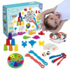 Kreatívna Sada na Učenie Farieb, Počítania, Obrázky Zvierat, 75 dielov