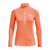 Dámska Mikina UNDER ARMOUR TECH 1/2 ZIP TWIST 1320128-866 – Oranžová