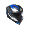 AGV K5 S MULTI PLK MARBLE MATT BLACK/WHITE/BLUE Velkosť: S