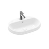Villeroy Boch Architectura - Zápustné umývadlo, 600x450x170 mm, s prepadom, alpská biela 5A666001