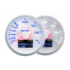 Budík DEPO 4v1 60mm White – Tlak turba + Tlak oleja + Teplota oleja + Voltmeter
