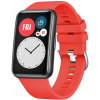 Remienok FIXED Silicone Strap pre Huawei Watch FIT červený (FIXSSTB-1054-RD)