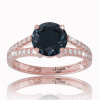 VIPgold Zlatý prsteň s london blue topásom R35352c