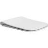 GSI NUBES WC sedátko, Soft Close, biela/chróm MS96C11