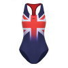Slazenger Union Jack Racer Back Womens Blue/Red/Wht 12 (40)