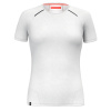 Tričko SALEWA Pedroc Dry w hyb shirt white L