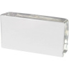 Fuchs Design Luxfera Crystal Collection lesklá/mlč. sklo, biela, 20 x 10 x 5 cm