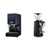 Gaggia New Classic EVO, blue + Rocket Espresso SUPER FAUSTO, black