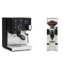 Rancilio Silvia BC PID, black + Eureka Mignon XL, CR chrome