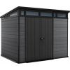 Keter CORTINA 9X7 záhradný domček sivý, 279x218x226 cm