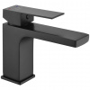 Laveo Kvadrato, umývadlová batéria stojanková h-143, čierna, LAV-BLQ_722D