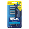 Gillette Sensor 3+ Comfort Pánsky holiaci strojček s ergonomickou rukoväťou + 8 náhradných hlavíc