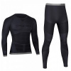 Spokey pánsky set termoprádla dry hi optima black