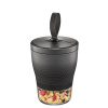 Svačinový box FOODIE, 570 ml a 185 ml, černý - GEFU (Box na svačinu FOODIE - GEFU)