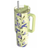 Quokka Nerezový termohrnček so slamkou Stream 1200 ml Matcha
