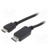 Kabel DisplayPort 1.1,HDMI 2.0 PVC černá 28AWG