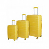 Set kufrov PREMIUM 3-dielny žltý