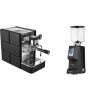 Stone Espresso Plus + Eureka Atom Specialty 75, black