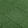 vidaXL Protipádové dlaždice 6 ks zelené 50x50x3 cm gumené - Zelená - 14332-155983
