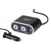 Rozdvojka zapalovača 12/24V s vypínačmi, USB 1000 mA
