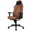 AROZZI herní židle PRIMO Full Premium Leather Brown/ 100% přírodní italská kůže/ hnědá (PRIMO-PREM-BWN)