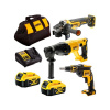 DEWALT SADA SKRUTKOVAČA DCD796 KLADIVO DCH133 2X5Ah (DCK304P2-QW)