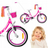 DETSKÝ BICYKEL 14 PALCOVÝ TABOU MINI HLINÍKOVÝ PRE DIEVČATKO, ĽAHKÝ