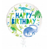 Balón fóliový Happy Birthday Dinosaury Narodeniny