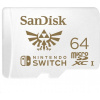 SanDisk MicroSDXC karta 64GB for Nintendo Switch (R:100/W:90 MB/s, UHS-I, V30,U3, C10, A1) licensed Product, Super Mario SDSQXAT-064G-GNCZN
