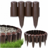Záhradný okraj plast Duda-pol 240 cm x 13 cm hnedý