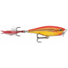 Rapala Skitter Pop Popper SP07 SGFR STEEL GOLD FLUORECENT RED