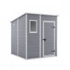 Plastový záhradný domček Manor 6x6 sivý