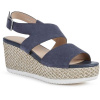 Geox D LIPARI tmavo modrá,béžová Dámske sandále 36