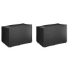 Kryty na hojdačku 2 ks 12 očiek 215x150x130/150cm polyetylén-ForU-3155382
