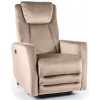 Signal Relaxační polohovací kreslo ADONIS VELVET béžové