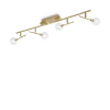 Moderné svietidlo IDEAL LUX MARACAS stropná zlatá 200354