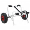 vidaXL Vozík na kajak skladací 45 kg hliník - 41477-183003